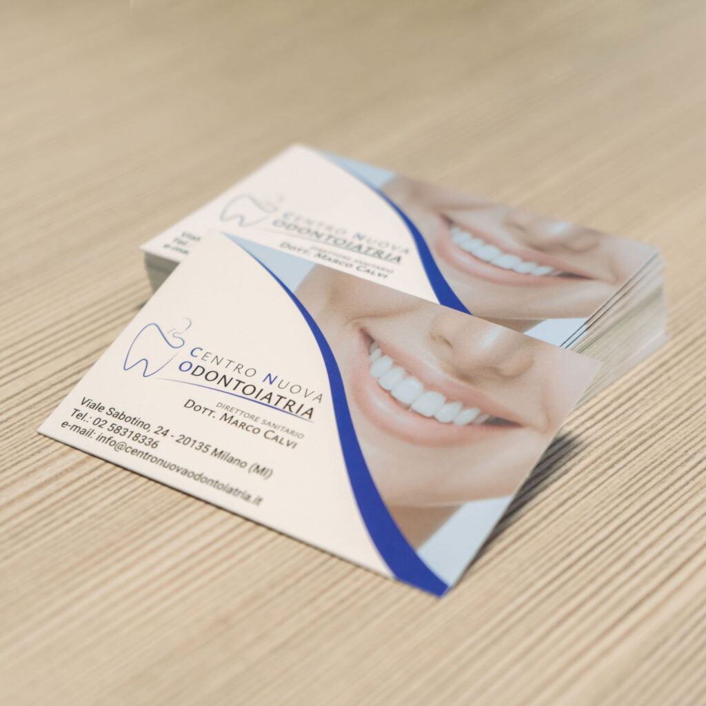 Biglietto da visita dentista a Milano Porta Romana
